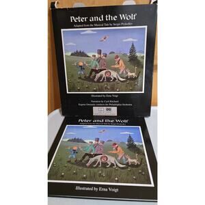 1990 Peter and the Wolf Book and Cassette